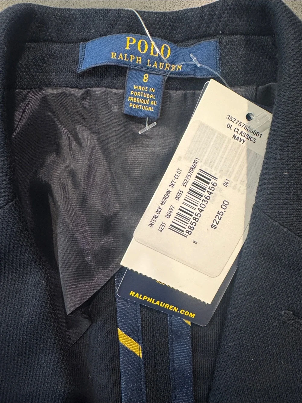 Polo by Ralph Lauren Navy Patch-Pocket Blazer